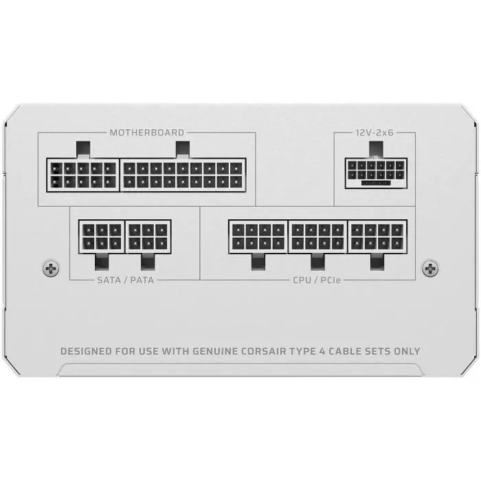 Corsair RM850e Blanco Fuente de Alimentación para PC 850 W ATX 3.1 80 PLUS Gold 1