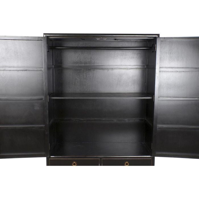 Armario Oriental DKD Home Decor Negro Dorado 50 x 175 x 120 cm 4