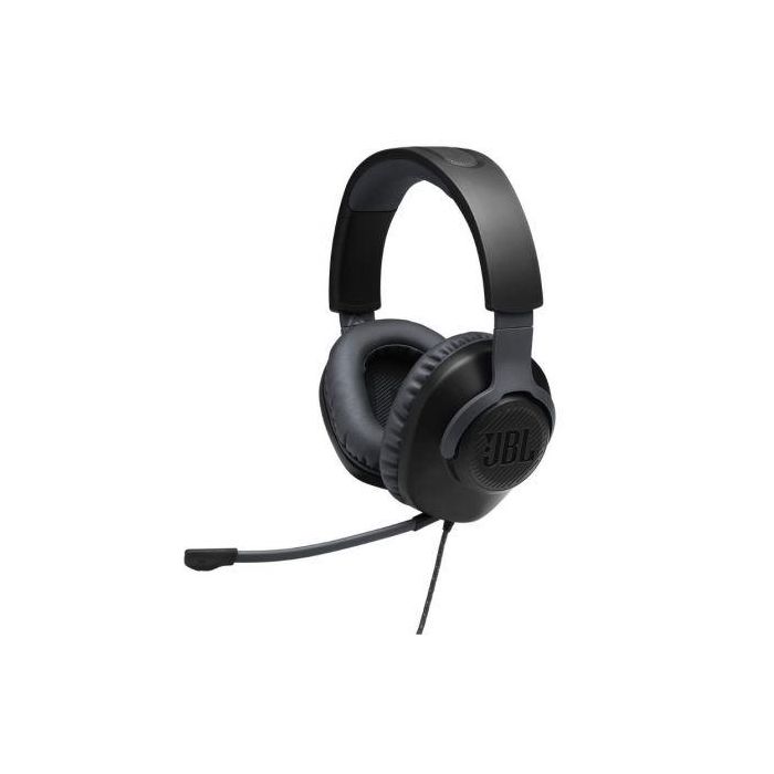 Auriculares con Micrófono JBL QUANTUM100 BLAC Negro