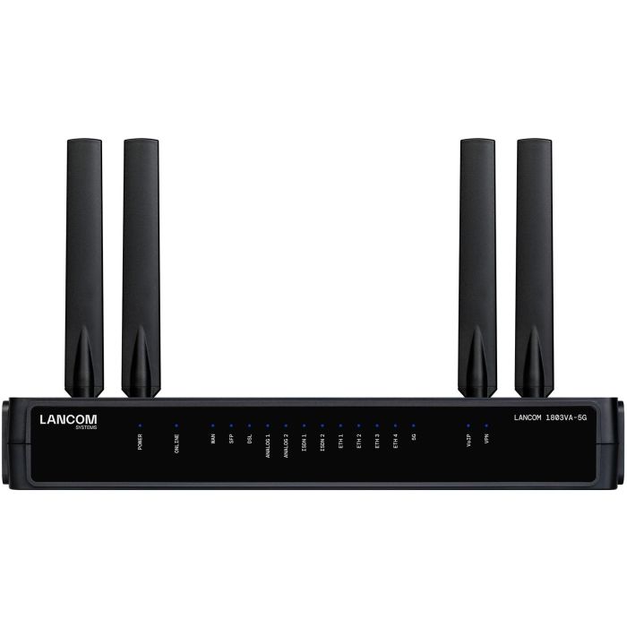 LANCOM 1803VA-5G (EU) Router/Módem 5G con 5 Puertos Gigabit Ethernet y WAN para Redes Avanzadas 0 LANCOM 1803VA-5G (EU) Router/Módem 5G con 5 Puertos Gigabit Ethernet y WAN para Redes Avanzadas 0