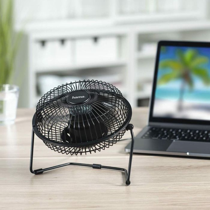 Ventilador de Sobremesa Hama 00012160 Blanco Negro 1