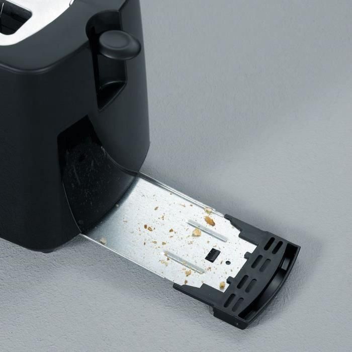 Severin AT2287 Tostadora 700W, 2 Rebanadas, Dorado Ajustable, Soporte Calientabollos, Eyector Automático, Negro 1 Severin AT2287 Tostadora 700W, 2 Rebanadas, Dorado Ajustable, Soporte Calientabollos, Eyector Automático, Negro 1