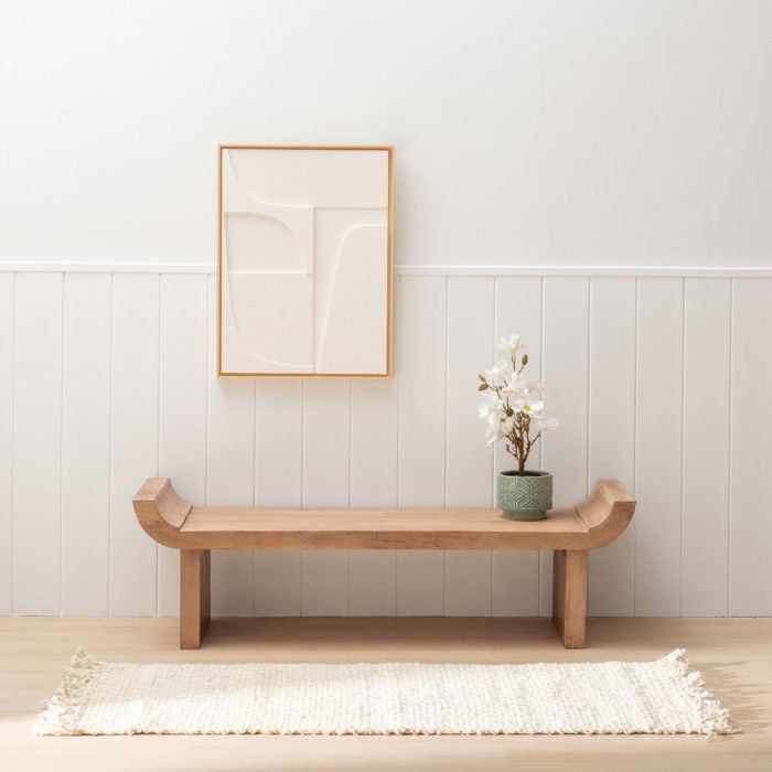 Alfombra Crema Yute Altea Decoración 70 X 170 cm