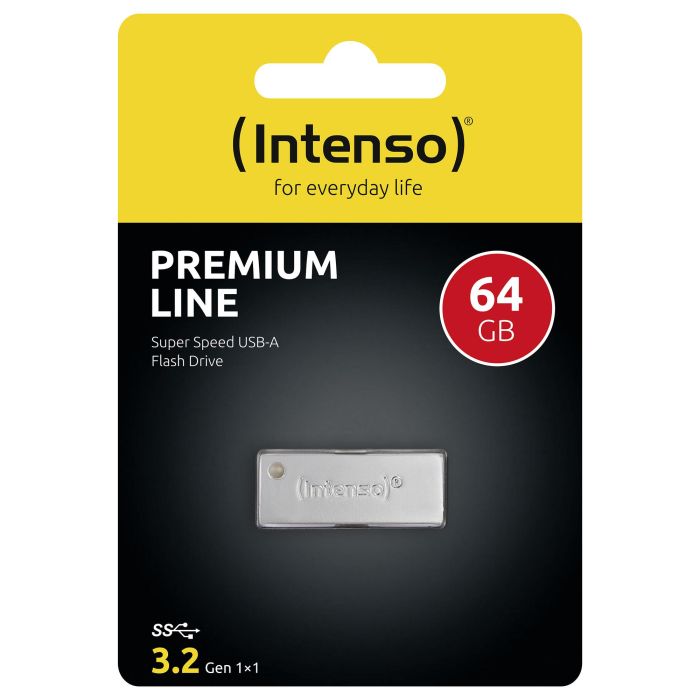 Intenso Premium Line Stick 64GB USB 3.2 Plata 2
