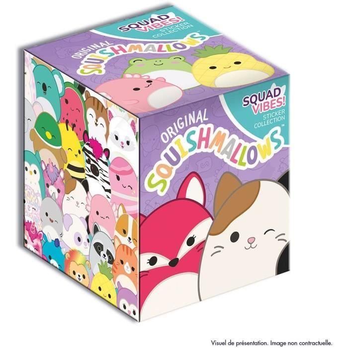 Caja de 36 bolsillos - PANINI - Squishmallows - 180 pegatinas