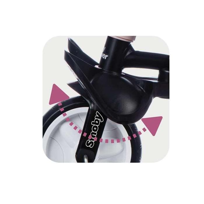 Triciclo Baby Driver Plus Rosa - SMOBY 9 Triciclo Baby Driver Plus Rosa - SMOBY 9