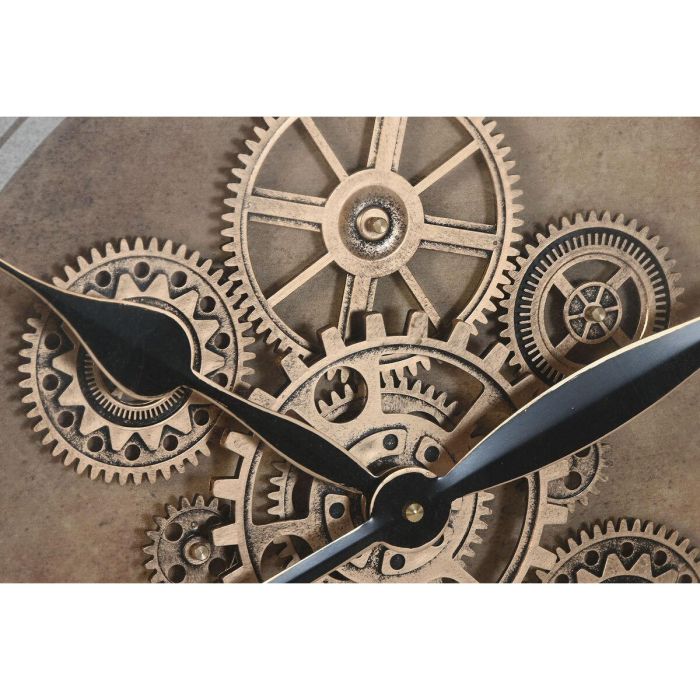 Reloj Pared Chic DKD Home Decor Plateado Dorado 8.5 x 72 x 72 cm 2 Reloj Pared Chic DKD Home Decor Plateado Dorado 8.5 x 72 x 72 cm 2