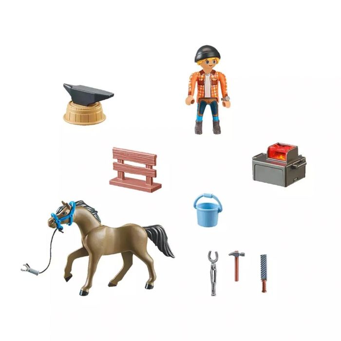 Playmobil Ben Y Aquiles 71357 Herrador Con Caballo Y Herramientas 2