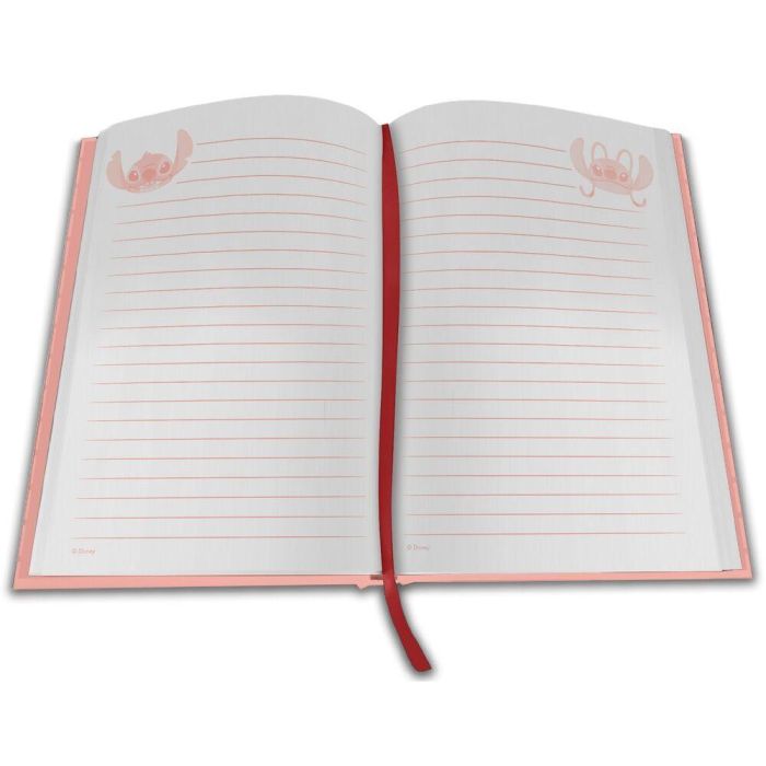 Cuaderno con reloj led Stitch Disney 1 Cuaderno con reloj led Stitch Disney 1