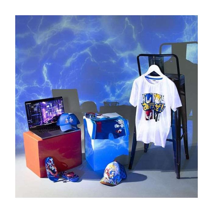 Cerdá Gorra Sonic Visera Curva Azul para Niños, 100% Poliéster, Edad 3 a 8 Años 3