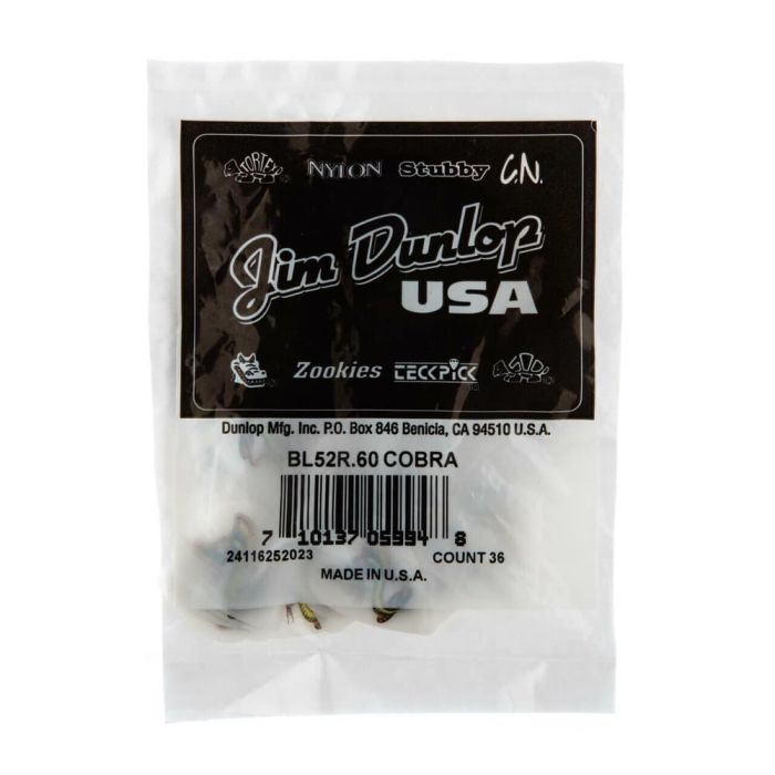 Pack 36 Púas Graphic Artist Dirty Donny Ii Cobra - 0.73 Mm 4 Pack 36 Púas Graphic Artist Dirty Donny Ii Cobra - 0.73 Mm 4