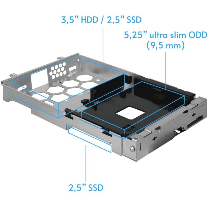 Tower 300W Chieftec UNI Series BE-10B-300 mATX 7