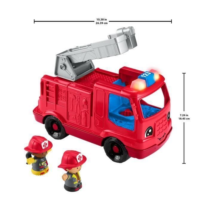 Fisher-Price-Little People-Camión de bomberos versión multilingüe HYR88 1 Fisher-Price-Little People-Camión de bomberos versión multilingüe HYR88 1