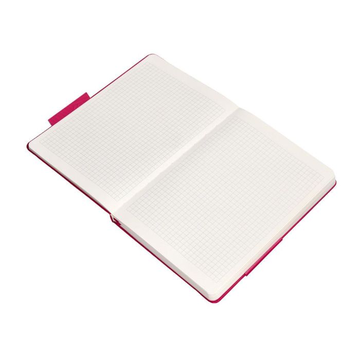 Cuaderno Con Gomilla Antartik Notes Tapa Dura A5 Hojas Cuadricula Burdeos 100 Hojas 80 gr Fsc 8