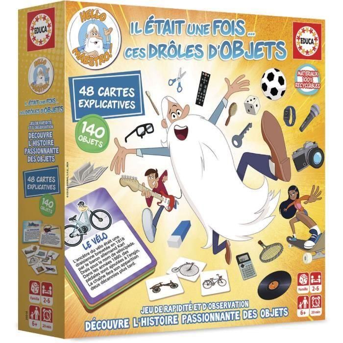 Educa EDU8412668200104 Juego de Velocidad Érase una vez... Objetos Divertidos Observación y Descubrimiento Histórico Niños 6 Años Educa EDU8412668200104 Juego de Velocidad Érase una vez... Objetos Divertidos Observación y Descubrimiento Histórico Niños 6 Años
