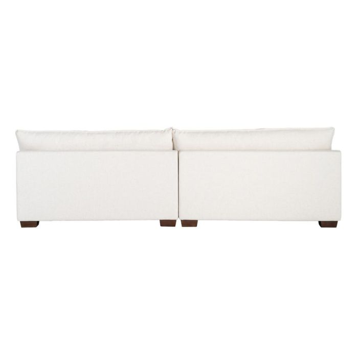 Sofá 4 Plazas Crema Tejido 282 X 101 X 71 cm