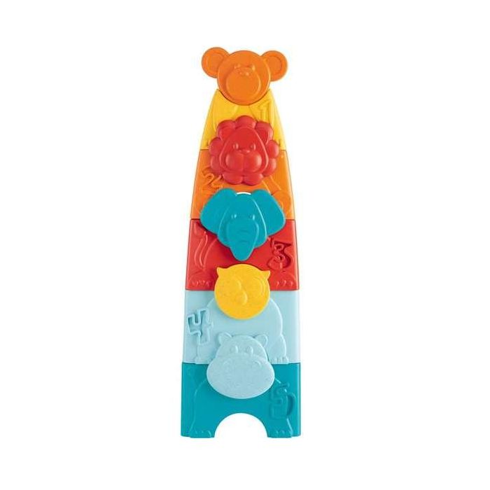 Chicco Torre Apilable Animalitos 2 en 1 para Desarrollar Lógica y Habilidades Manuales, Juguete Infantil Educativo, 11x7x35 cm 0 Chicco Torre Apilable Animalitos 2 en 1 para Desarrollar Lógica y Habilidades Manuales, Juguete Infantil Educativo, 11x7x35 cm 0