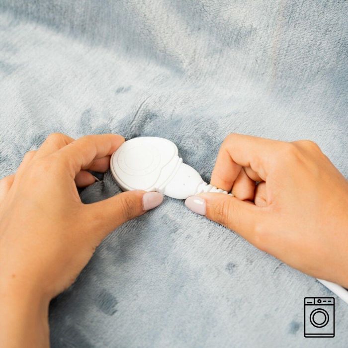 Manta Eléctrica Elakef InnovaGoods Gris 120 x 160 cm 160 W 9