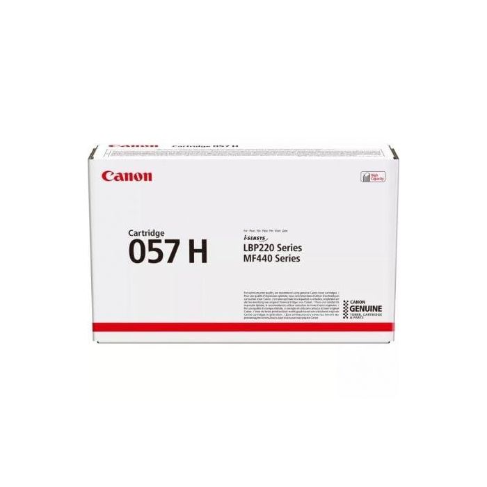 Canon Toner Negro Lbp 220 Series - Mf 440 - 057H para impresoras Canon 0 Canon Toner Negro Lbp 220 Series - Mf 440 - 057H para impresoras Canon 0