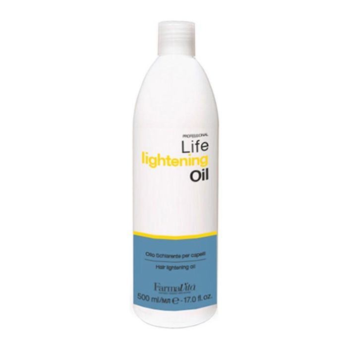 Farmavita Aceite Aclarante para Cabello Life Hair Lightening Oil 500ml con extractos vegetales hasta 3-4 tonos