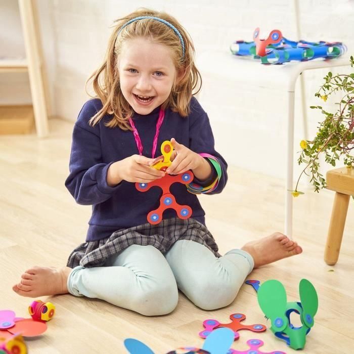 Juego de construcción magnético - GIPSY TOYS - Rainbow Pack CLIXO - 42 piezas - A partir de 4 años - Ecológico 2 Juego de construcción magnético - GIPSY TOYS - Rainbow Pack CLIXO - 42 piezas - A partir de 4 años - Ecológico 2