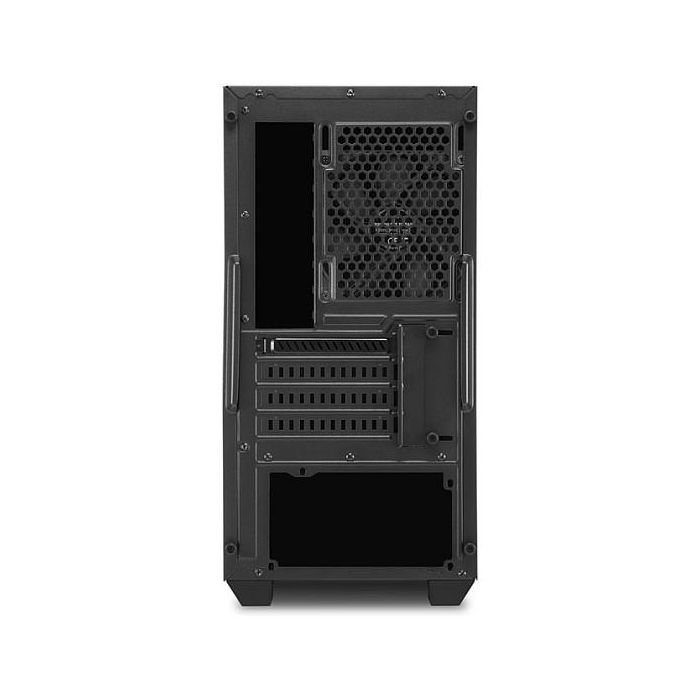 SHARKOON V1000 Mini Tower Negro Caja Micro-ATX con Flujo de Aire Óptimo