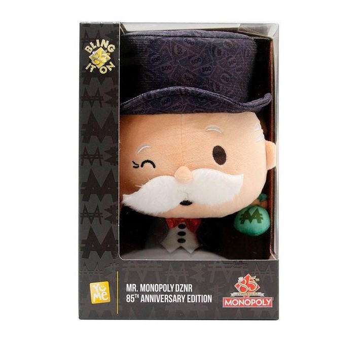 Bizak Dznr Peluche Mr. Monopoly inspirado en J.P Morgan, 18 cm 2
