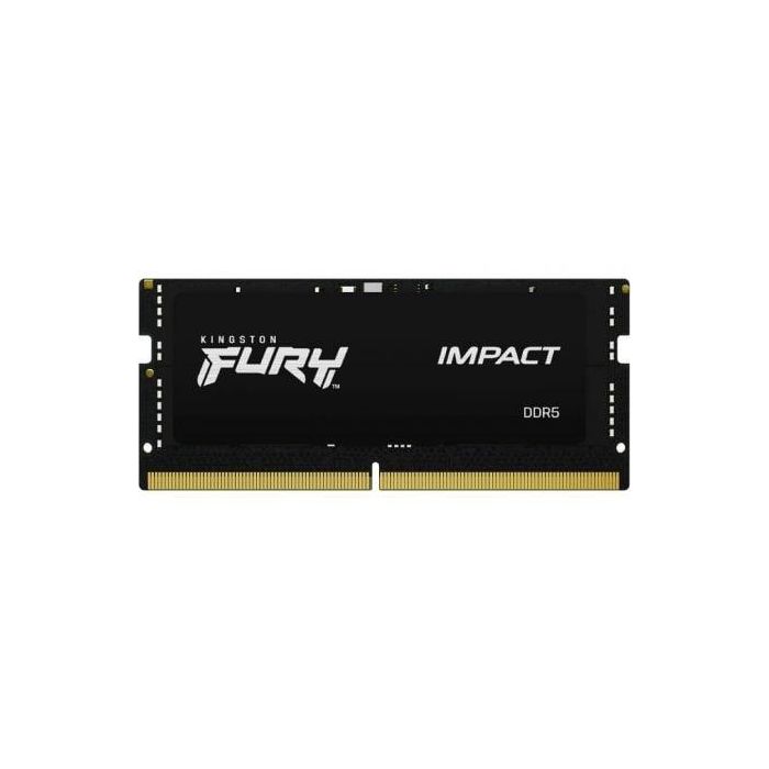 Kingston FURY KF556S40IB-16 Memoria RAM Impact 16GB DDR5 5600MHz CL40 1.1V SODIMM Kingston FURY KF556S40IB-16 Memoria RAM Impact 16GB DDR5 5600MHz CL40 1.1V SODIMM