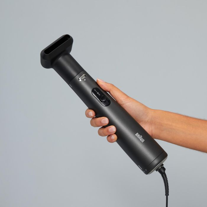 Braun AS 4.2 Cepillo de Aire Caliente Negro, 1000W - 3 Posiciones, Boquilla Concentradora para Peinado y Secado 1