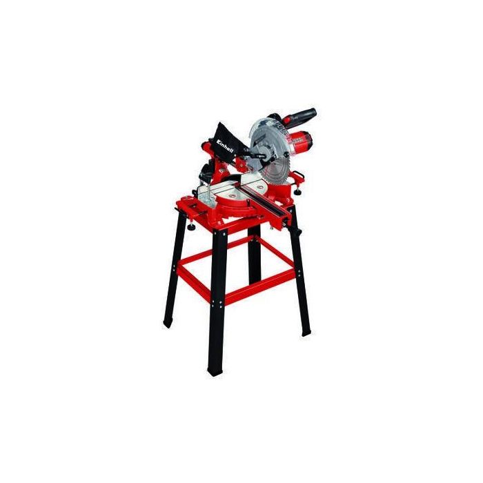 Einhell TC-SM 2531/2 U - Sierra tronzadora y de inglete con mesa y función de arrastre