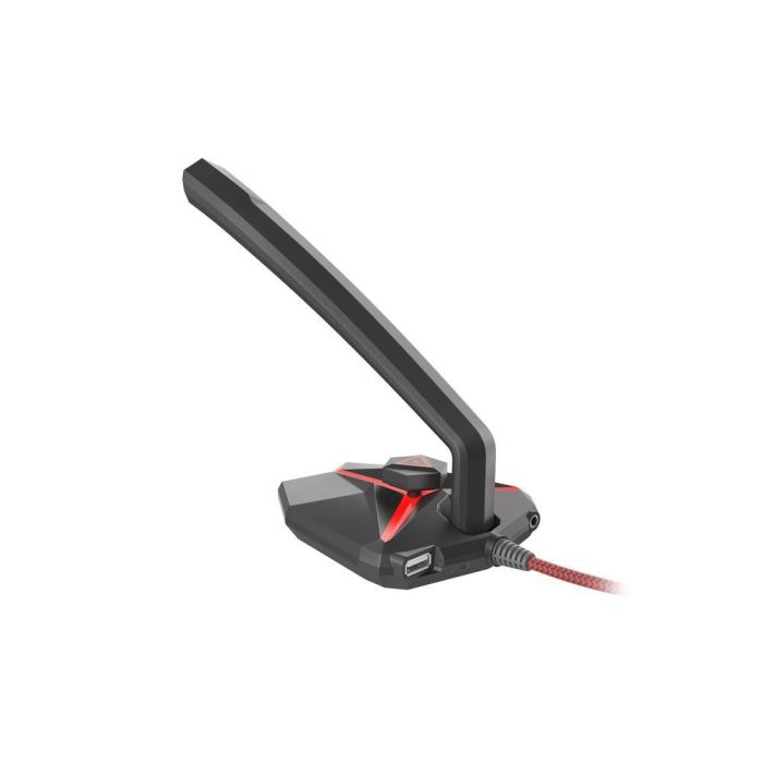 GENESIS Radium 200 Micrófono para PC Negro, Rojo Cardioide USB con Retroiluminación LED 5