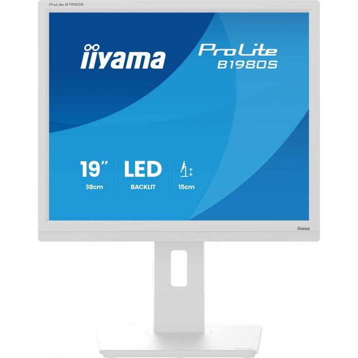 Iiyama ProLite B1980S-W1 Pantalla LED 19" 1280x1024 SVGA Blanco 8