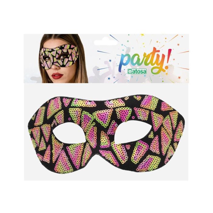 Antifaz Máscara Veneciana Rosa Mujer Adulto para Fiestas de Disfraces y Carnaval 1