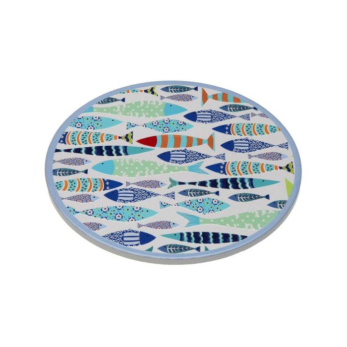 Salvamantel Peces 3D Colores Versa 20x20 cm (4 Unidades) Salvamantel Peces 3D Colores Versa 20x20 cm (4 Unidades)