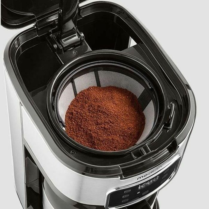 Medion MED4061275230215 Cafetera Digital con Filtro Aislado 900W 1.2L Plateada 4