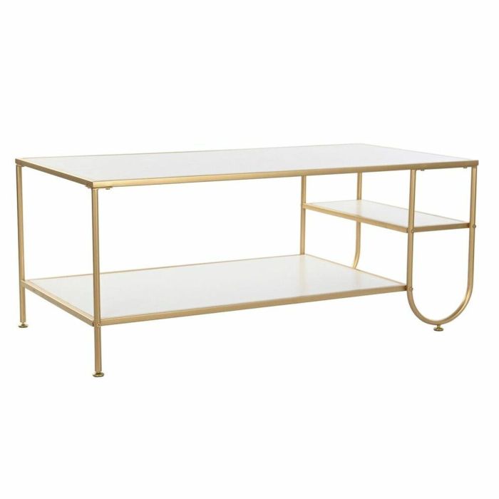 Mesa Centro Glam DKD Home Decor Dorado Blanco 55 x 45 x 110 cm