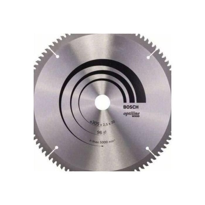 Hoja de sierra circular de carburo BOSCH PROFESSIONAL 305 x 30 x 2,5 mm (96 dientes) - Madera 1 Hoja de sierra circular de carburo BOSCH PROFESSIONAL 305 x 30 x 2,5 mm (96 dientes) - Madera 1