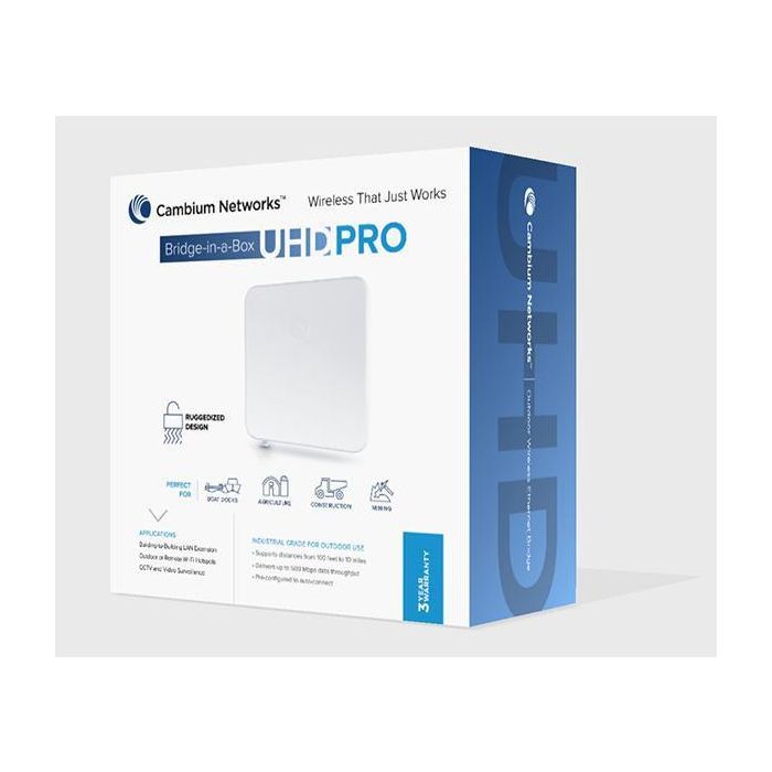 Cambium Networks ePMP Bridge in a Box UHD PRO 5 GHz (EU) (UK cord) 1