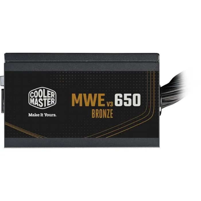 Cooler Master MWE Bronze 650W V2 Fuente de Alimentación 650W 230V Certificado 80 Plus Bronze Cables Planos Negros 4