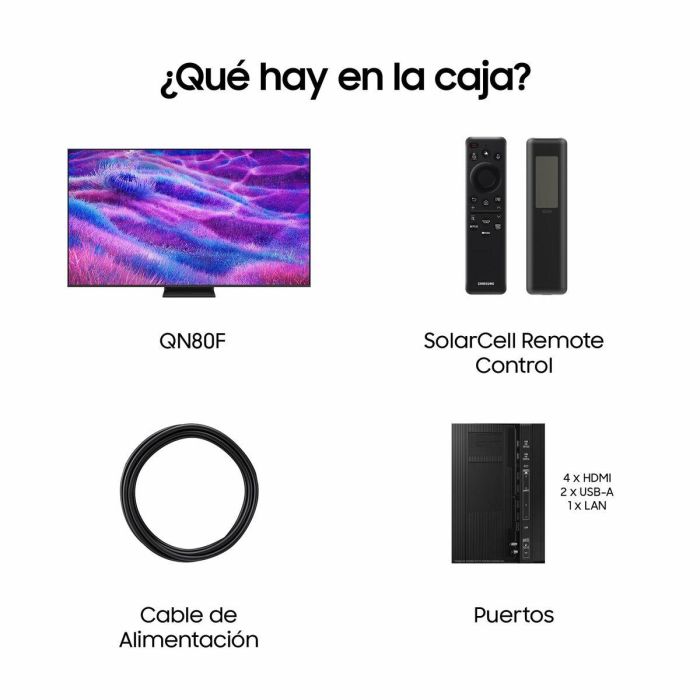 Smart TV Samsung TQ85QN80FAUXXC 85" 4K Ultra HD HDR Neo QLED 3