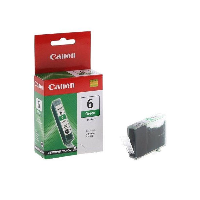 Cartucho Inkjet Canon Bci-6G Bj-S800/S820/S900, I990/99Xx, Pixma Ip4000/Ip5000/Ip6000/Ip8500/Mp750/Mp760/Mp787 Verde 280 Pág. (9473A002)