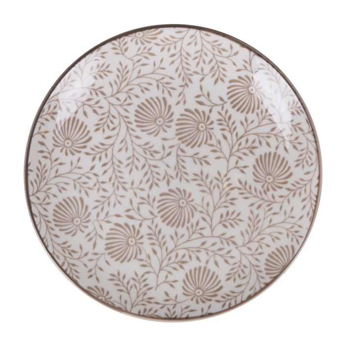 La Mediterranea Fuente Redonda para Servir Estilo Japonés Hana de 20 cm - Surtido de 6 Platos de Mesa (18 Unidades) 6