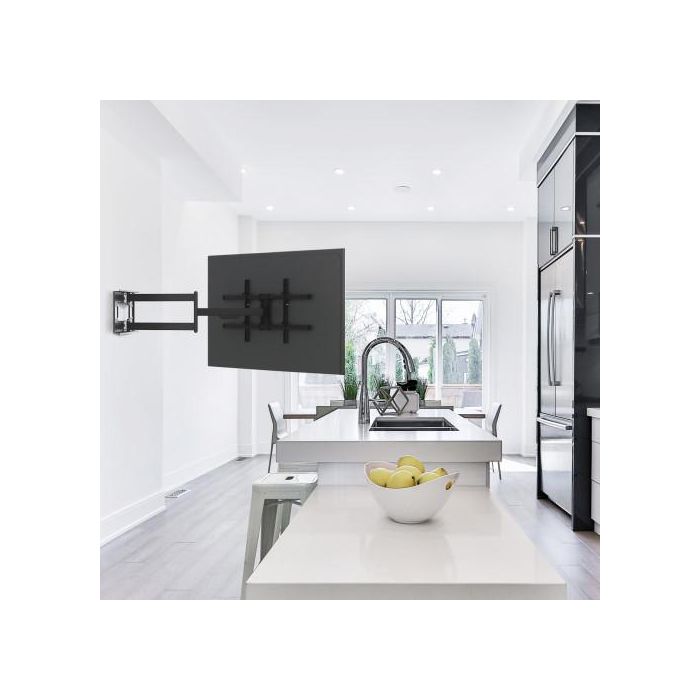 TooQ LP4380XL-B Soporte de Pared Orientable Inclinable para TV 43-80 pulgadas 50kg VESA 200x200 a 800x400 Negro 12