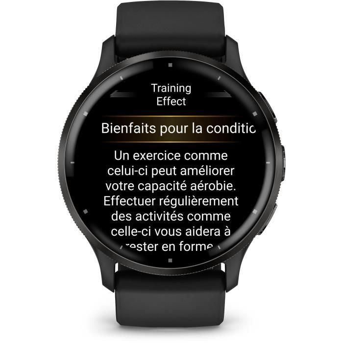 Reloj GPS conectado - GARMIN - Venu 3 - WiFi - 35,4 mm (1.4) - Acero gris, caja negra y correa de silicona negra 1 Reloj GPS conectado - GARMIN - Venu 3 - WiFi - 35,4 mm (1.4) - Acero gris, caja negra y correa de silicona negra 1