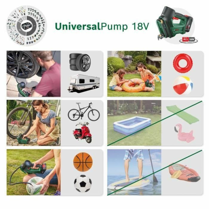 Compresor inalámbrico Bosch UniversalPump 18V 2