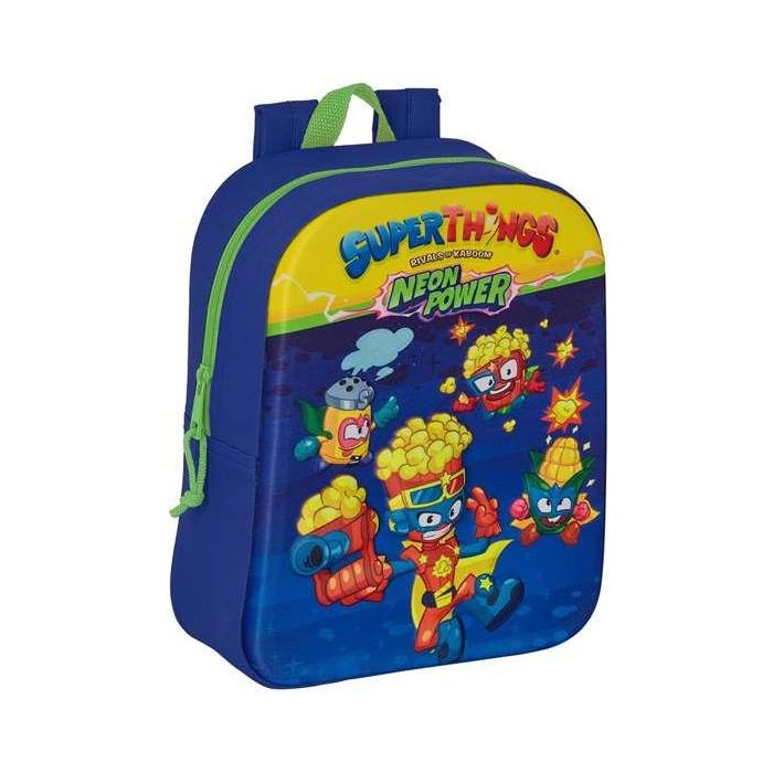 Mochila Escolar SuperThings 3D Azul Multicolor 22 x 27 x 10 cm 1 Mochila Escolar SuperThings 3D Azul Multicolor 22 x 27 x 10 cm 1