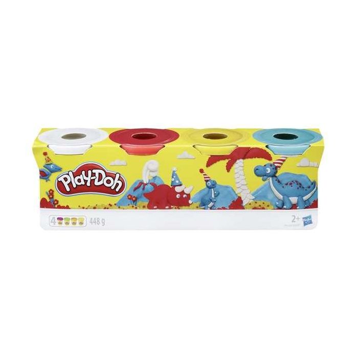 Plastilina playdoh pack 4 botes - modelos surtidos 10 Plastilina playdoh pack 4 botes - modelos surtidos 10