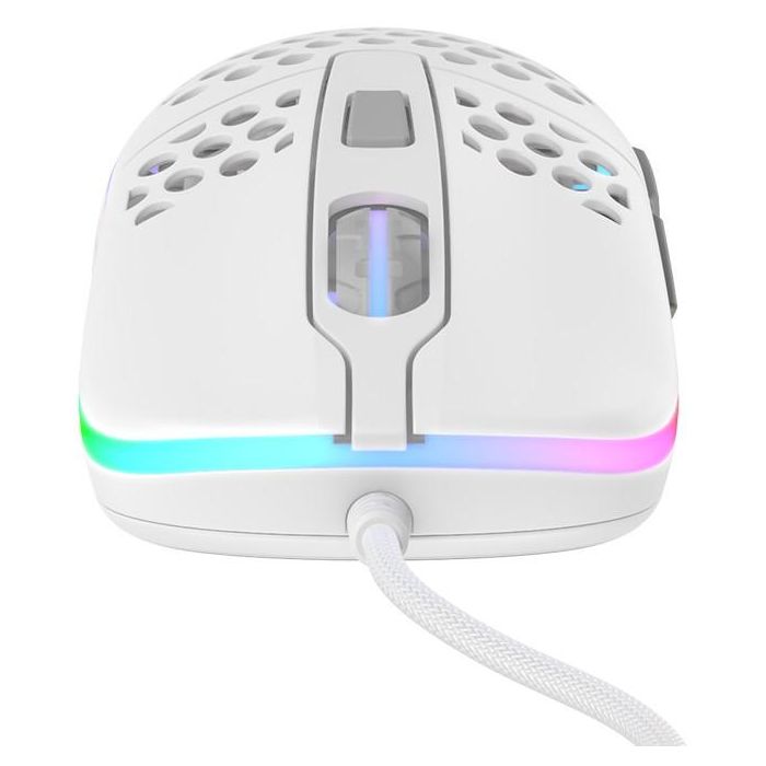 Cherry XTRFY MSM M42 Ratón Gaming Óptico 16000 DPI Blanco USB 7