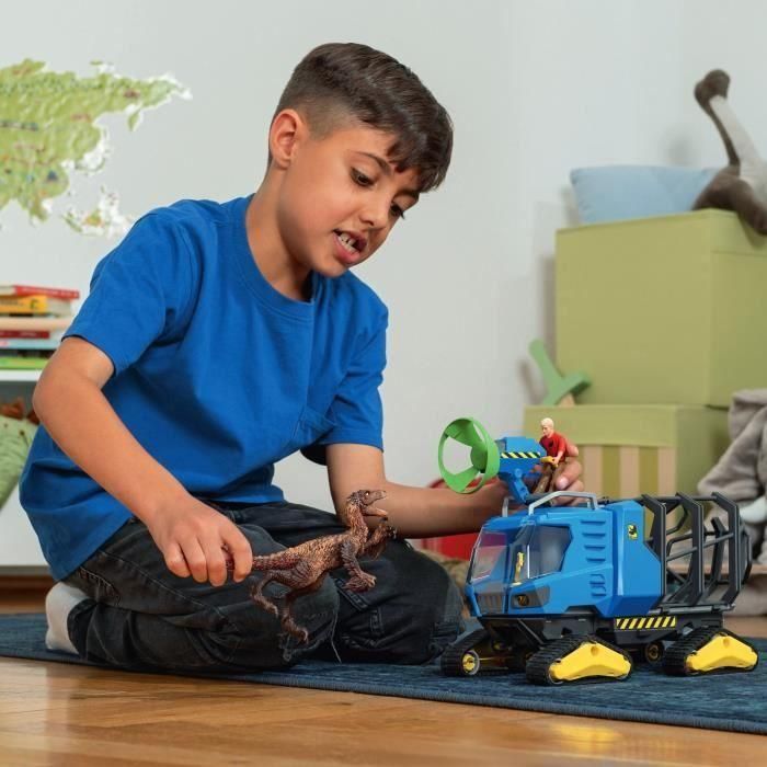 Schleich 42604 Vehículo de Captura de Dinosaurios - Set Campo de Dinosaurios 2 Schleich 42604 Vehículo de Captura de Dinosaurios - Set Campo de Dinosaurios 2