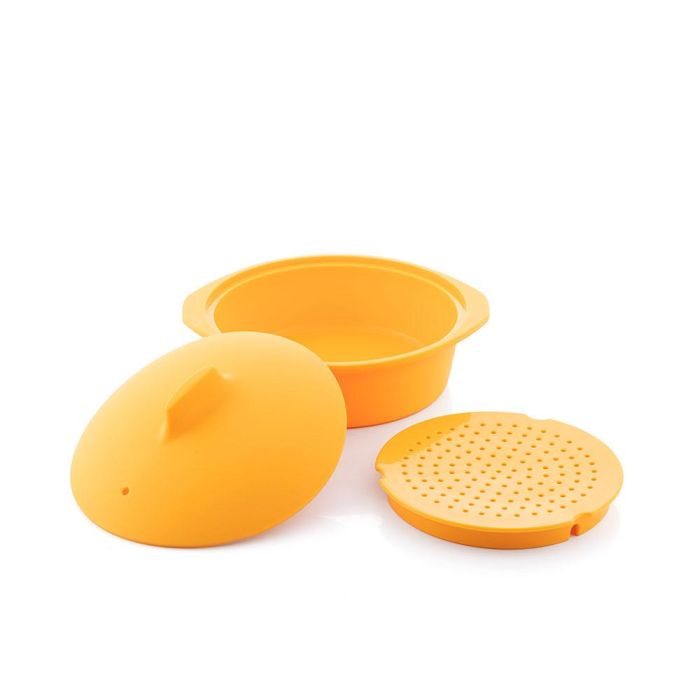 Vaporera de Silicona Multifunción con Recetas Silicotte InnovaGoods 3 Vaporera de Silicona Multifunción con Recetas Silicotte InnovaGoods 3